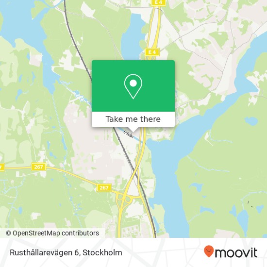 Rusthållarevägen 6 map