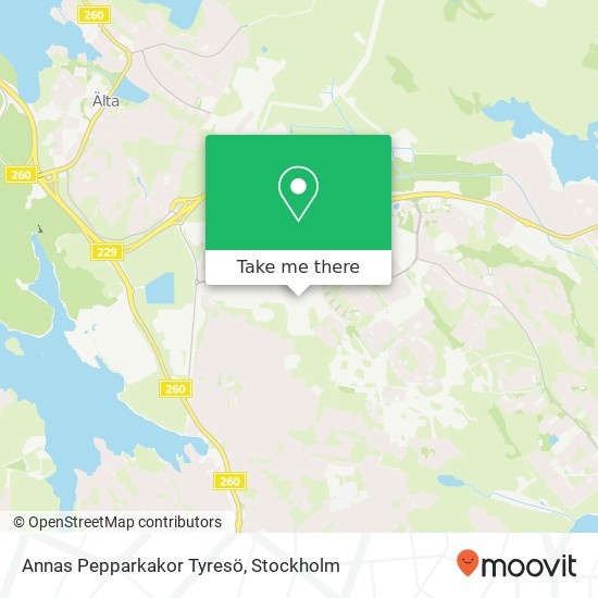 Annas Pepparkakor Tyresö map