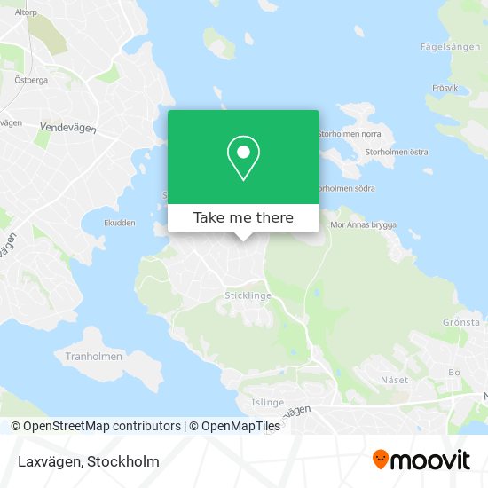 Laxvägen map