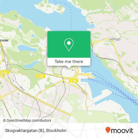 Skogvaktargatan (B) map