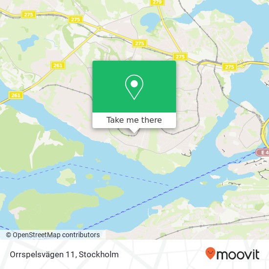 Orrspelsvägen 11 map