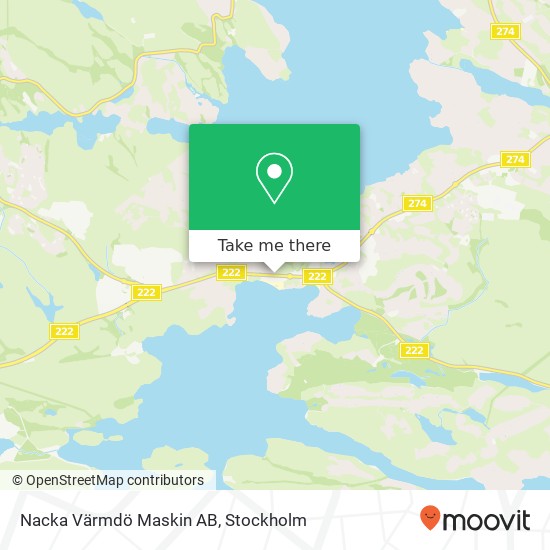 Nacka Värmdö Maskin AB map