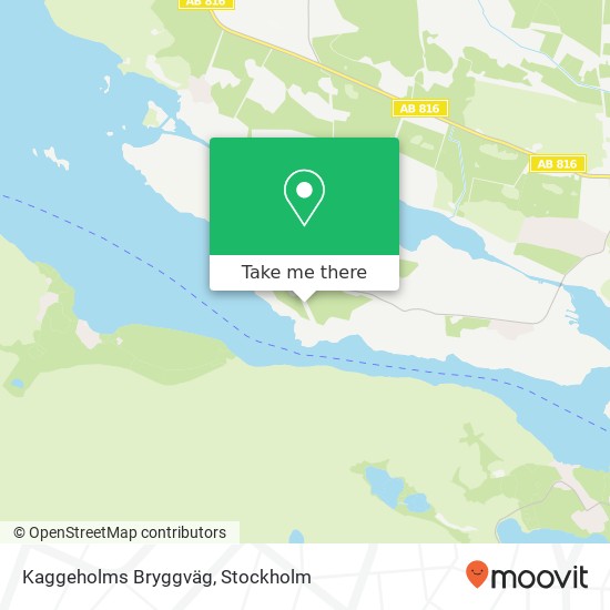 Kaggeholms Bryggväg map