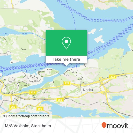 M/S Vaxholm map