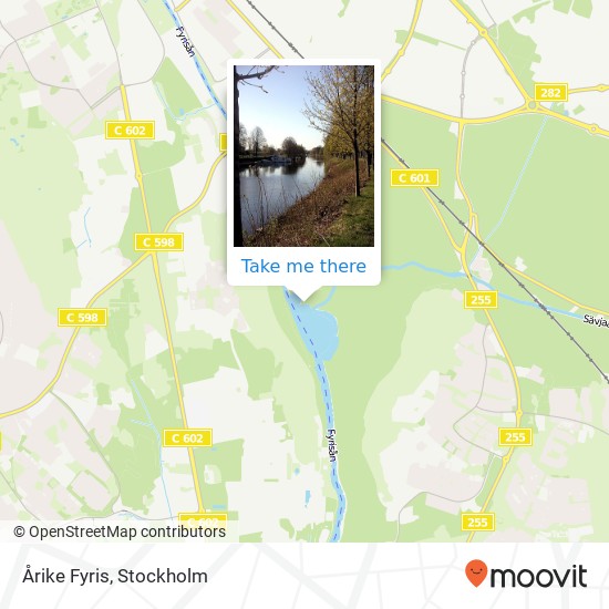 Årike Fyris map