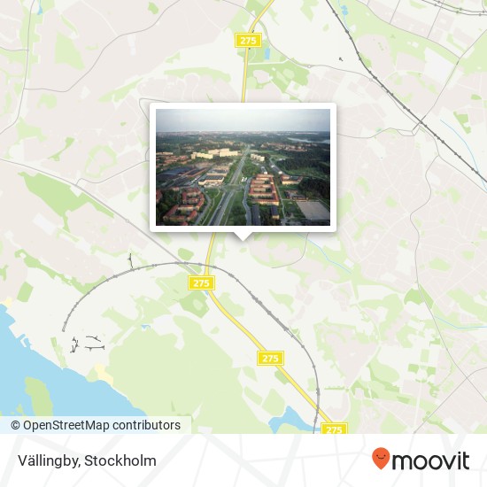 Vällingby map