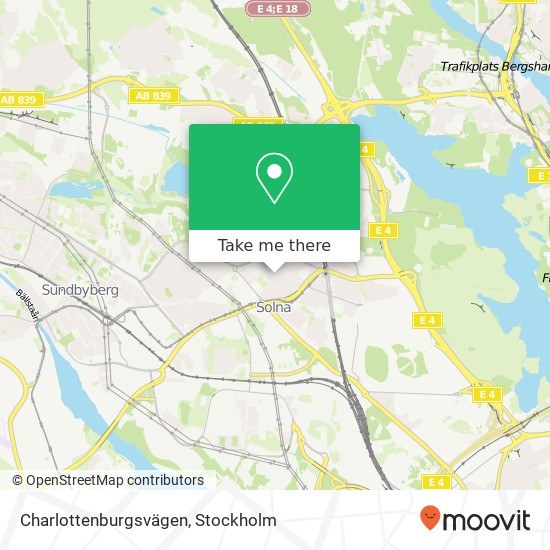 Charlottenburgsvägen map