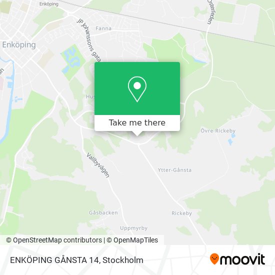 ENKÖPING GÅNSTA 14 map