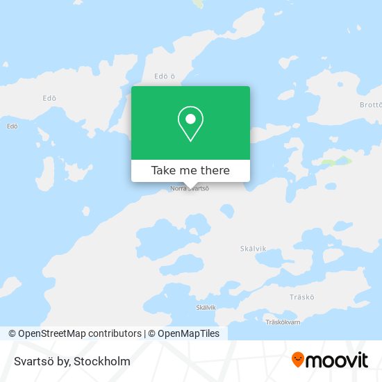 Svartsö by map