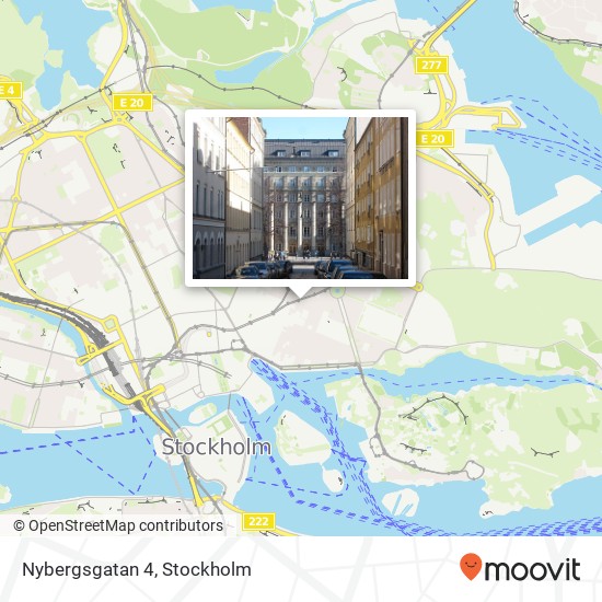 Nybergsgatan 4 map