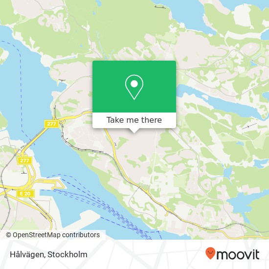 Hålvägen map