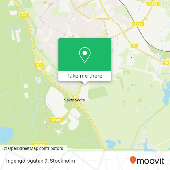 Ingengörsgatan 9 map