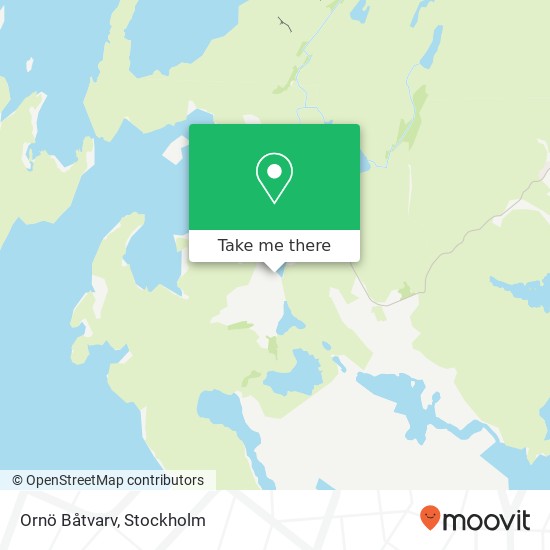 Ornö Båtvarv map