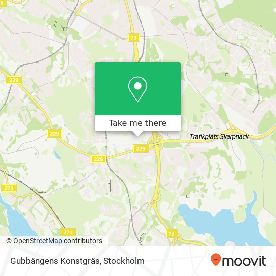 Gubbängens Konstgräs map