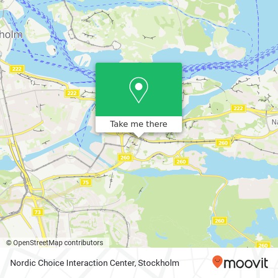 Nordic Choice Interaction Center map