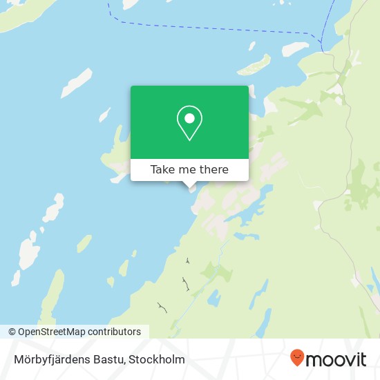 Mörbyfjärdens Bastu map