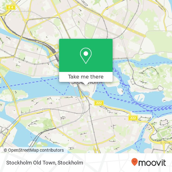 Stockholm Old Town map