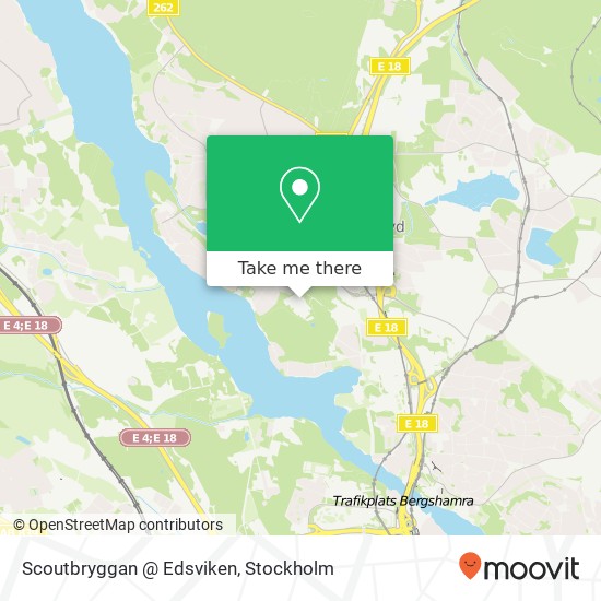 Scoutbryggan @ Edsviken map