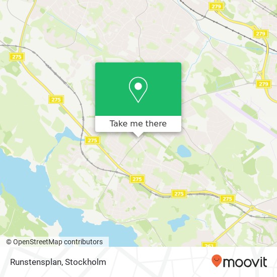 Runstensplan map