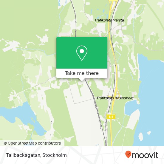 Tallbacksgatan map