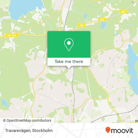 Travarevägen map