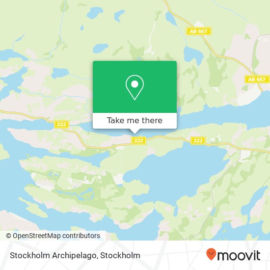 Stockholm Archipelago map