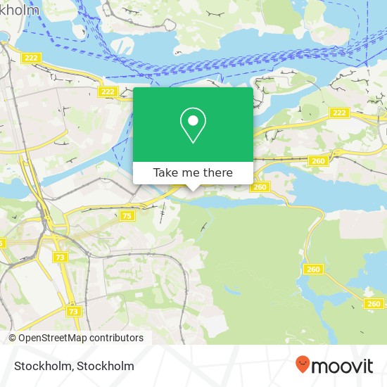 Stockholm map