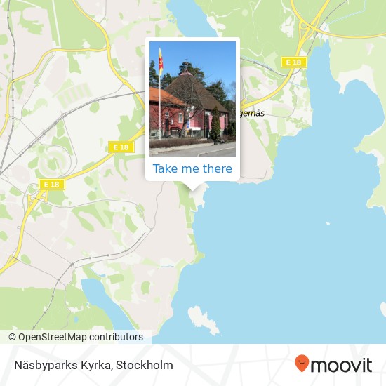 Näsbyparks Kyrka map