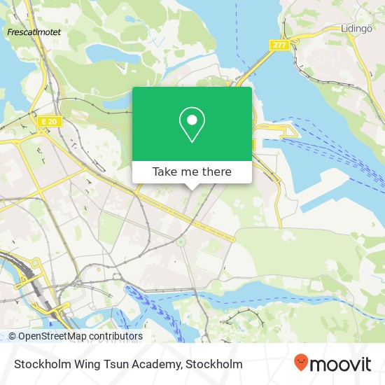 Stockholm Wing Tsun Academy map