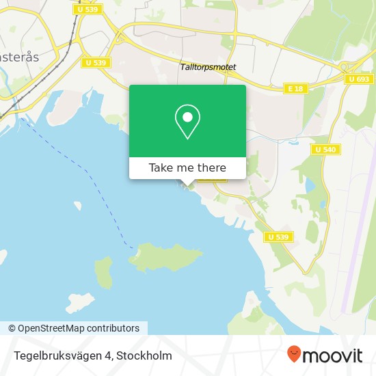 Tegelbruksvägen 4 map