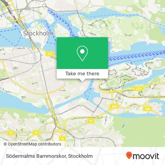 Södermalms Barnmorskor map