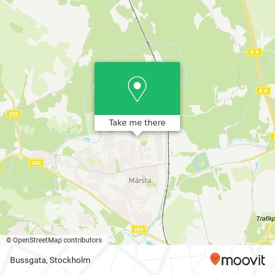 Bussgata map