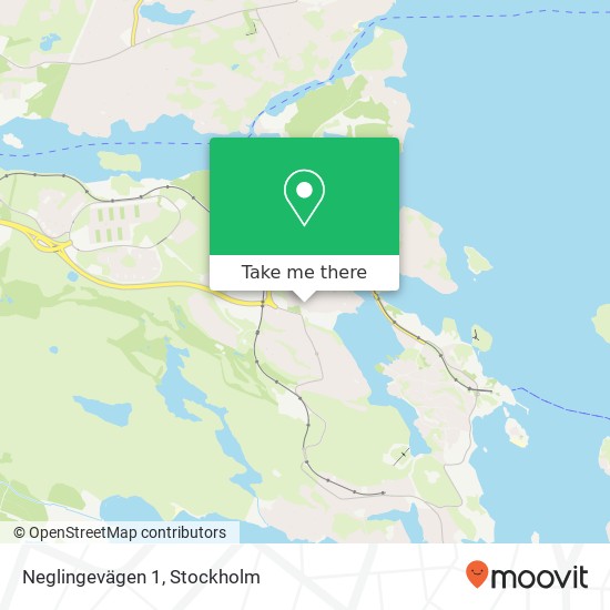 Neglingevägen 1 map