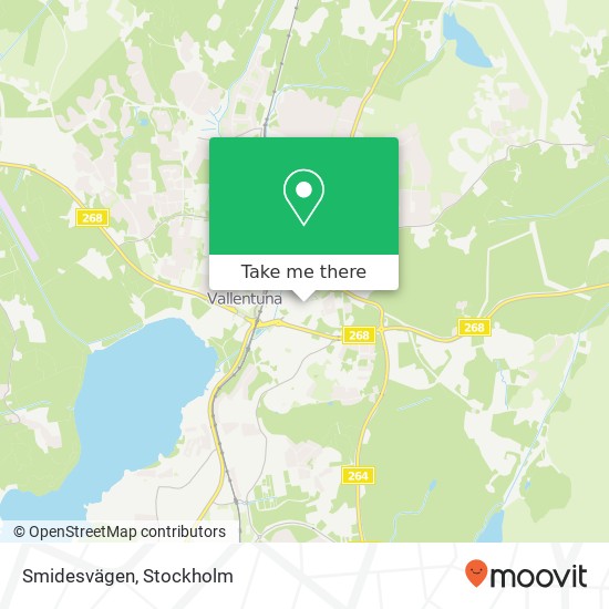 Smidesvägen map