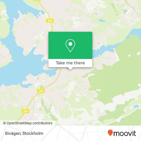 Bivägen map