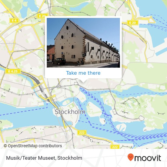 Musik/Teater Museet map