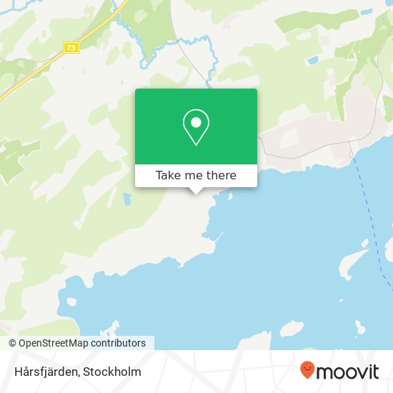 Hårsfjärden map