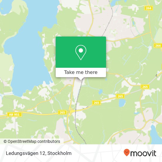 Ledungsvägen 12 map