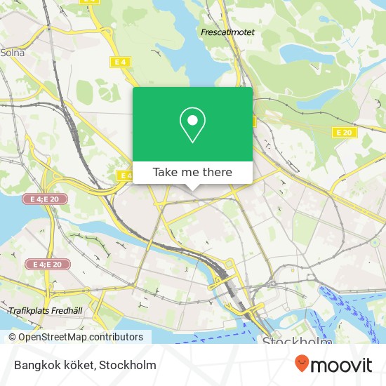 Bangkok köket map