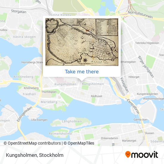 Kungsholmen map