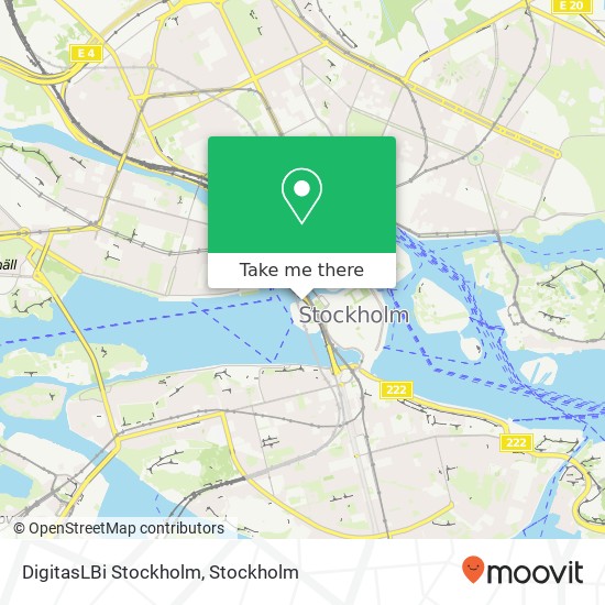 DigitasLBi Stockholm map