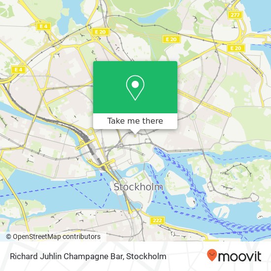 Richard Juhlin Champagne Bar map