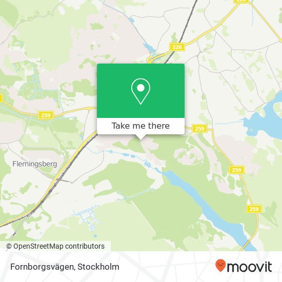 Fornborgsvägen map