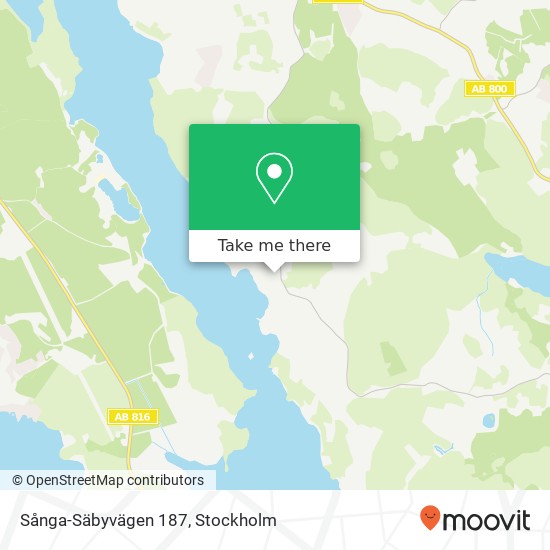 Sånga-Säbyvägen 187 map