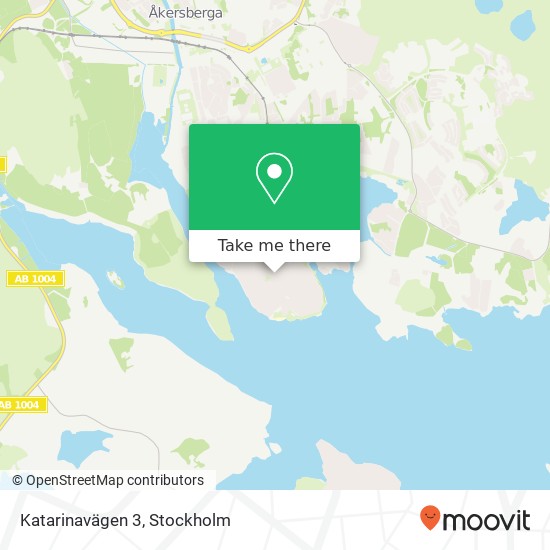 Katarinavägen 3 map