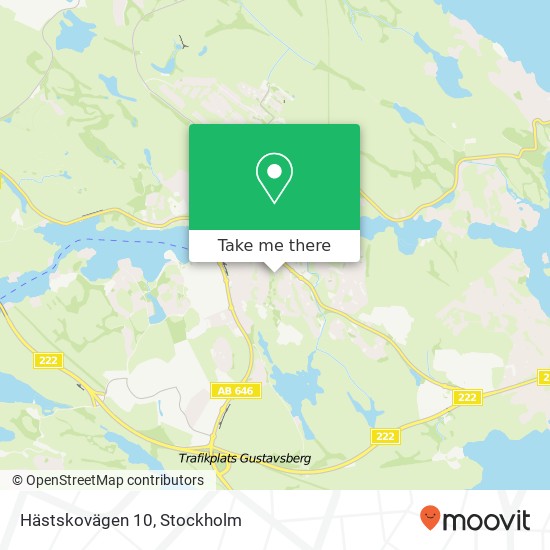 Hästskovägen 10 map