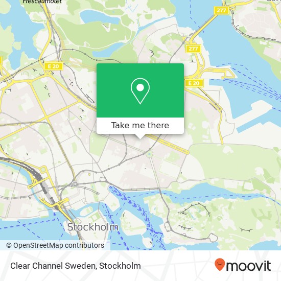 Clear Channel Sweden map