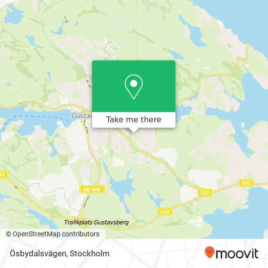 Ösbydalsvägen map