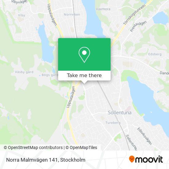 Norra Malmvägen 141 map