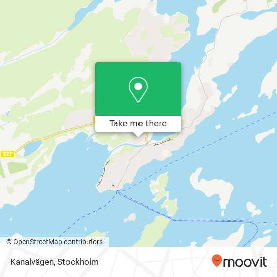 Kanalvägen map